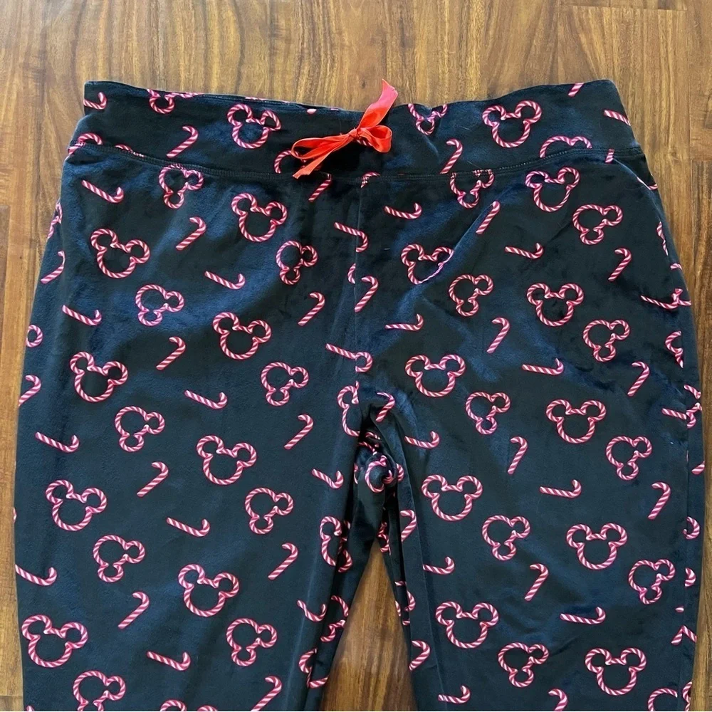 Disneyland Resorts Mickey Mouse Holiday Velour Pajama Set size 2X - Picture 8 of 9